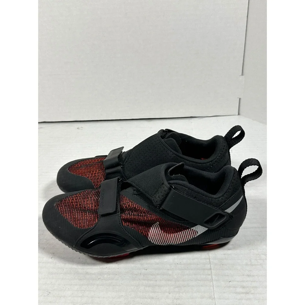 Nike SuperRep Cycle Black Chili Red Indoor Cycling Shoes CW2191-008 Mens Size 7